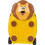 Zoolittle Trolly Lion ZOO-1708 Παιδική Βαλίτσα Καμπίνας 47.5x34.5x31.5cm με 4 Ρόδες Κίτρινη