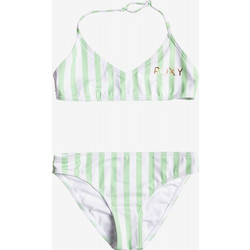Roxy Παιδικό Μαγιό Bikini Set για Κορίτσι Λευκό Βεραμάν ERGX203471-WBB7