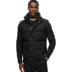 Superdry Αμάνικο Ανδρικό Μπουφάν Puffer Μαύρο M5012151A-02A