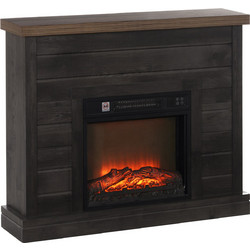 HOMCOM 820-411V90CG Επιδαπέδιο Ηλεκτρικό Τζάκι 1800W Μ96.5xΥ81.7xΒ22cm
