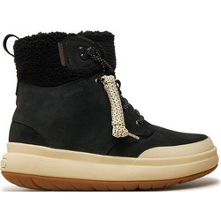 Merrell Marquette Thermo Γυναικεία Μποτάκια Χιονιού Πλατφόρμα Suede Μαύρα με Γούνα J007056