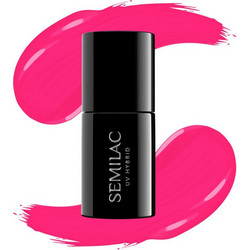 Semilac 517 SemiBeats by Margaret Neon Pink Ημιμόνιμο Βερνίκι Νυχιών 7ml