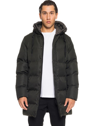 Biston Ανδρικό Μπουφάν Χειμωνιάτικο Puffer Κυπαρισσί 52-201-112