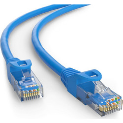 Powertech U/UTP Cat.6 Καλώδιο Δικτύου Ethernet 0.5m Blue CAB-N390