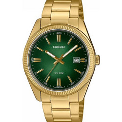 Casio Ανδρικό Ρολόι με Χρυσό Μεταλλικό Μπρασελέ MTP-1302PGC-3AVEF