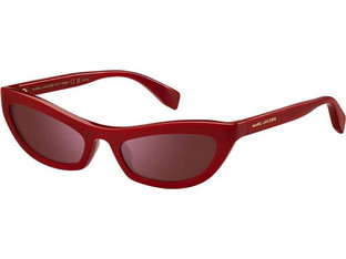 Marc Jacobs MARC797SC 9AO2 Γυναικεία Γυαλιά Ηλίου Cat Eye Κοκάλινα Κόκκινο με Κόκκινο Φακό