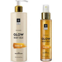Bodyfarm Shimmer Glow Gold Body Milk 250ml + Gold Body Mist 100ml