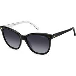 Carrera CA3043S 80S9O Γυναικεία Γυαλιά Ηλίου Τετράγωνα Κοκάλινα Μαύρα με Μαύρο Φακό