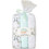 Interbaby Panda Πάνες Αγκαλιάς Πράσινο Mint Λευκές 80x80cm 3τμχ