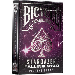 Bicycle Stargazer Falling Star Τράπουλα Πλαστική Μωβ 10041186