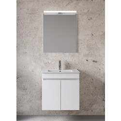 Furnibath Valencia 61 Σετ Έπιπλο Μπάνιου με Νιπτήρα & Καθρέπτη 6VL61CWH