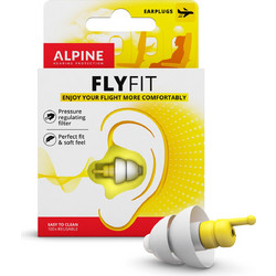 Alpine FlyFit Ωτοασπίδες 2τμχ Λευκές Κίτρινες