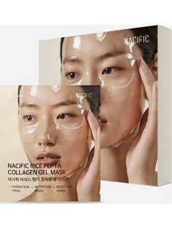 Nacific Rice Perta Collagen Sheet Μάσκα Προσώπου για Λάμψη 35gr