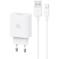 Usams SCXLTZ03 Φορτιστής με Καλώδιο Lightning με Θύρα USB-A 18W