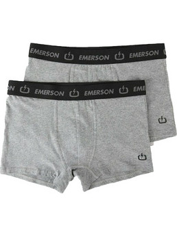 Emerson Ανδρικά Μποξεράκια Σετ 2Pack Γκρι 221.EM06.06