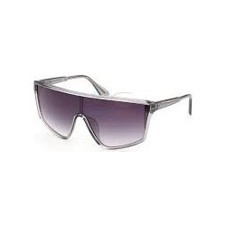 Max & Co MO0020-20B Ανδρικά Γυαλιά Ηλίου Μάσκα Κοκάλινα Μαύρα με Μαύρο Degradee Φακό