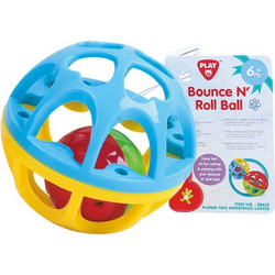 Playgo Bounce N'Roll Κουδουνίστρα Μπάλα για 6+ Μηνών 2 Σχέδια