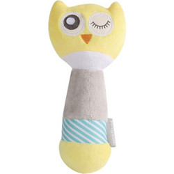 Bebe Stars Owl Υφασμάτινη Κουδουνίστρα Πίεσης για Νεογέννητα