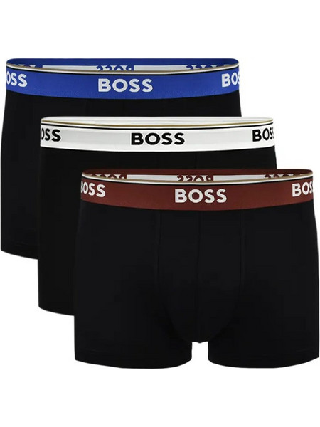 Hugo Boss Ανδρικά Μποξεράκια Σετ 3Pack Μαύρα 50514928-976