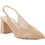 Guy Laroche Γόβες Slingback Δερμάτινες με Χοντρό Χαμηλό Τακούνι Μπεζ 59304X