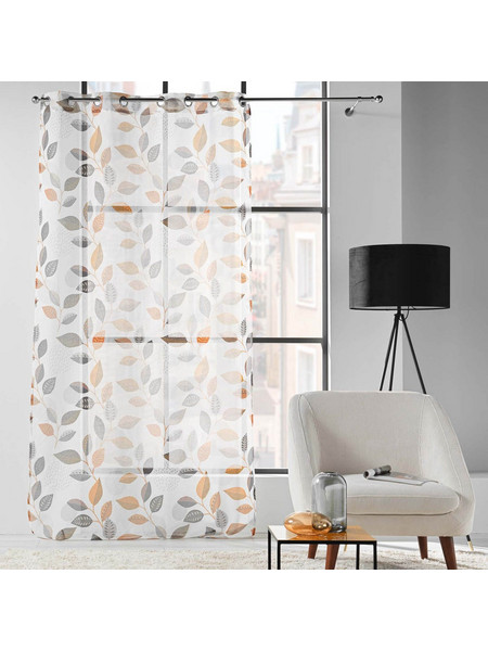 Spitishop Κουρτίνα Παραθύρου Floral με Τρουκς 140x240 Vahine 1627547