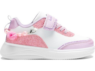 Lelli Kelly Παιδικά Sneakers Λευκά Ροζ Χρυσά Λιλά LKAA4729-BIRO