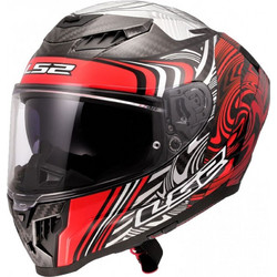 LS2 FF807 Dragon Enthum Gloss Red Κράνος Μηχανής Full Face 1400gr