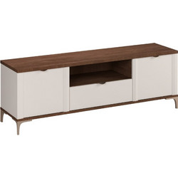 Matis Έπιπλο Τηλεόρασης Ξύλινο Μόκα Μ161xΠ40xΥ55cm Manila 900181