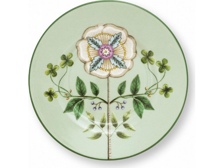 Pip Studio Lily Lotus Green Πιάτο Γλυκού Πορσελάνης 12cm 51001494