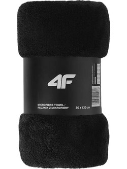 4F Πετσέτα Θαλάσσης Microfiber Μαύρη 80x130cm 4FWSS25ATOWU051-20S