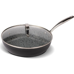 Lamart Granit LT1262 Τηγάνι Αλουμινίου Αντικολλητικό Επίστρωση Γρανίτη με Καπάκι 28cm LT1262