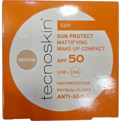 Tecnoskin Sun Protect Mattifying Medium Compact Pressed Powder SPF50+ 10gr