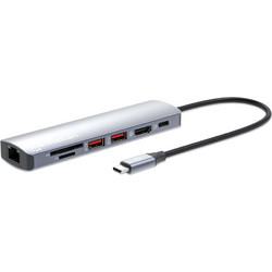 Manhattan 7-in-1 USB-C Docking Station με HDMI 4K PD Ethernet
