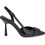 DKNY Γόβες Slingback Λουστρίνι με Λεπτό Ψηλό Τακούνι Μαύρες K1533900