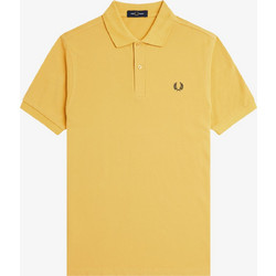 Fred Perry Ανδρική Μπλούζα Polo Κοντομάνικη Κίτρινη M6000-Y50