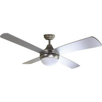 Eurolamp 890-29007 Ανεμιστήρας Οροφής 130cm 70W με Φως & Τηλεχειριστήριο Ασημί