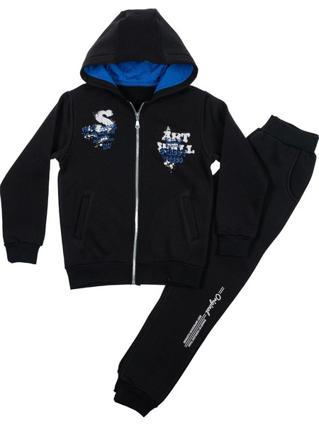 Joom Παιδικό Σετ Φόρμας Μαύρο Royal Blue 52224373