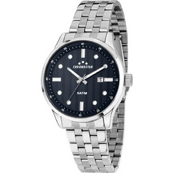 Chronostar Starline Ανδρικό Ρολόι με Ασημί Μεταλλικό Μπρασελέ R3753321002