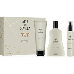 Aire de Sevilla Divana Eau de Toilette 100ml + Shower Gel 100ml + Body Mist 50ml