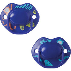 Tommee Tippee Moda Midnight Jungle Ορθοδοντικές Πιπίλες Σιλικόνης 6-18m Μπλε 2τμχ