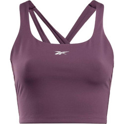 Reebok Lux Tank Αθλητικό Μπουστάκι με Χαμηλή Στήριξη Μωβ 100205823