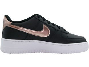 Nike Air Force 1 Παιδικά Sneakers Μαύρα Ροζ Χρυσά HF5482-001