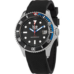 Ice Watch Ανδρικό Ρολόι με Μαύρο Καουτσούκ Λουράκι 020379
