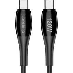 Leewello LW-185 USB-C to USB-C 120W 1m Black 46771129