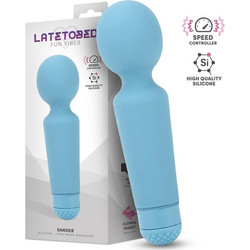 LateToBed Sander Mini Wand Massage Δονητής Μασάζ Μπλε