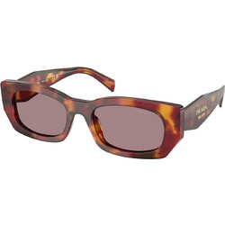 Prada PRB05S 22A20I Γυναικεία Γυαλιά Ηλίου Πολυγωνικά Κοκάλινα Ταρταρούγα με Καφέ Φακό