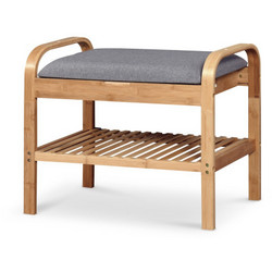 Diommi Παπουτσοθήκη Bamboo Φυσικό Χρώμα M60xΠ33xY50cm 60-21839