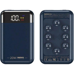 Remax RPP-539 Wireless Power Bank 10000mAh 20W με Θύρα USB-A Navy Blue