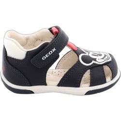 Geox MickeyMouse Παιδικά Παπουτσοπέδιλα για Αγόρι Ανατομικά Navy Μπλε Λευκά B556ED08554C0735