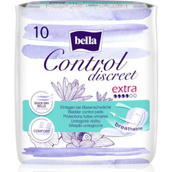 Bella Control Discreet Extra Σερβιέτες Ακράτειας 4 Σταγόνες 10τμχ